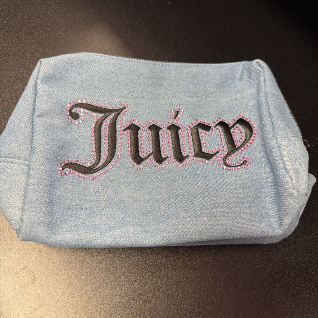 Juicy Couture Denim Make Up Medium travel Bag