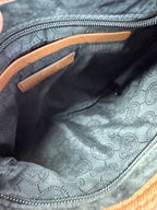 Michael Kors Kempton Nylon Leather Trim Small Crossbody