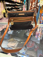 Michael Kors Kempton Nylon Leather Trim Small Crossbody