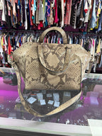 Kate Spade Savannah Parliment Square Exotic Snake Skin Bag