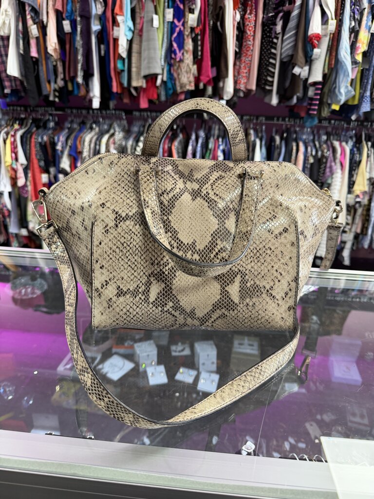 Kate Spade Savannah Parliment Square Exotic Snake Skin Bag