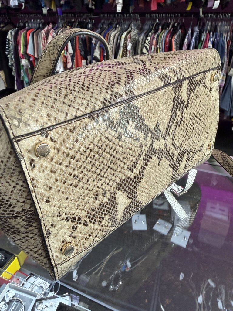 Kate Spade Savannah Parliment Square Exotic Snake Skin Bag