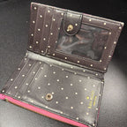 Kate Spade Folding Pebbled Leather Wallet