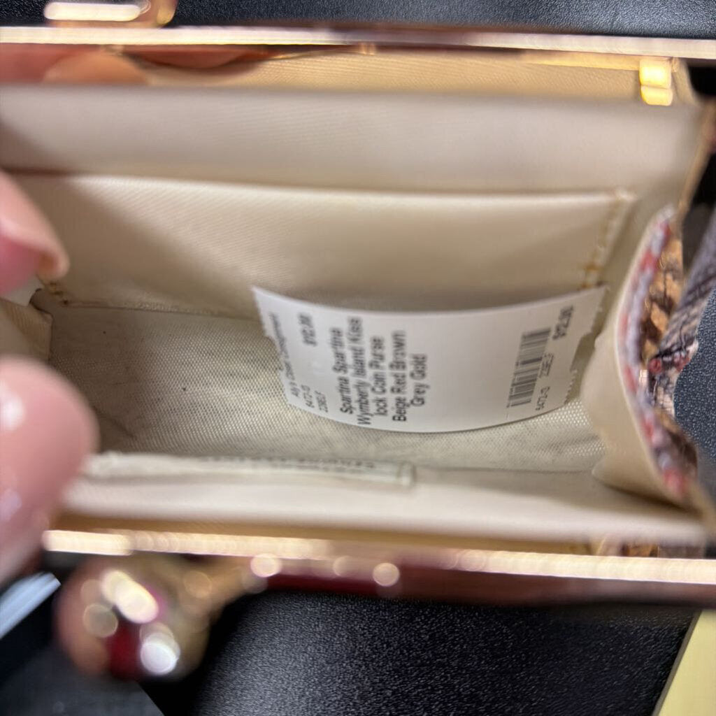 Spartina Wymberly Island Kiss lock Coin Purse