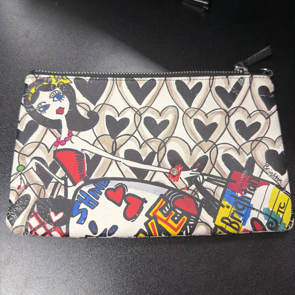 Brighton X Tom Clancy Art Leather Pouch
