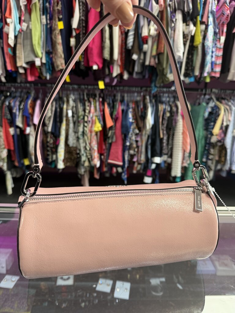 Kate Spade New York Barrel Bag in Glazed Leather Medium Shoulder Bag