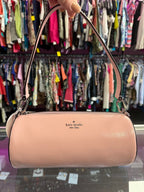 Kate Spade New York Barrel Bag in Glazed Leather Medium Shoulder Bag