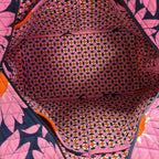 Vera Bradley Quilted Weekender Retired Loves Me Pink Sunflower