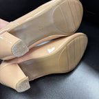 10/41 Insignia Patent Bow Gold Embellishment Heel