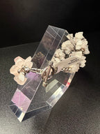 Silpada 925 Chunky Rose Quartz Nugget Toggle Bracelet