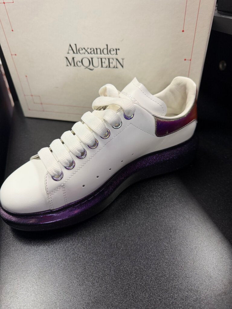39.5/8.5 Alexander McQueen Oversized Iridescent Sneaker
