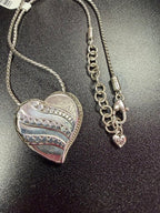 Brighton Heart Swirl Pendant Reversible Necklace