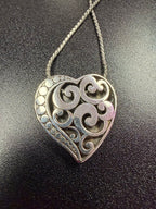 Brighton Heart Swirl Pendant Reversible Necklace