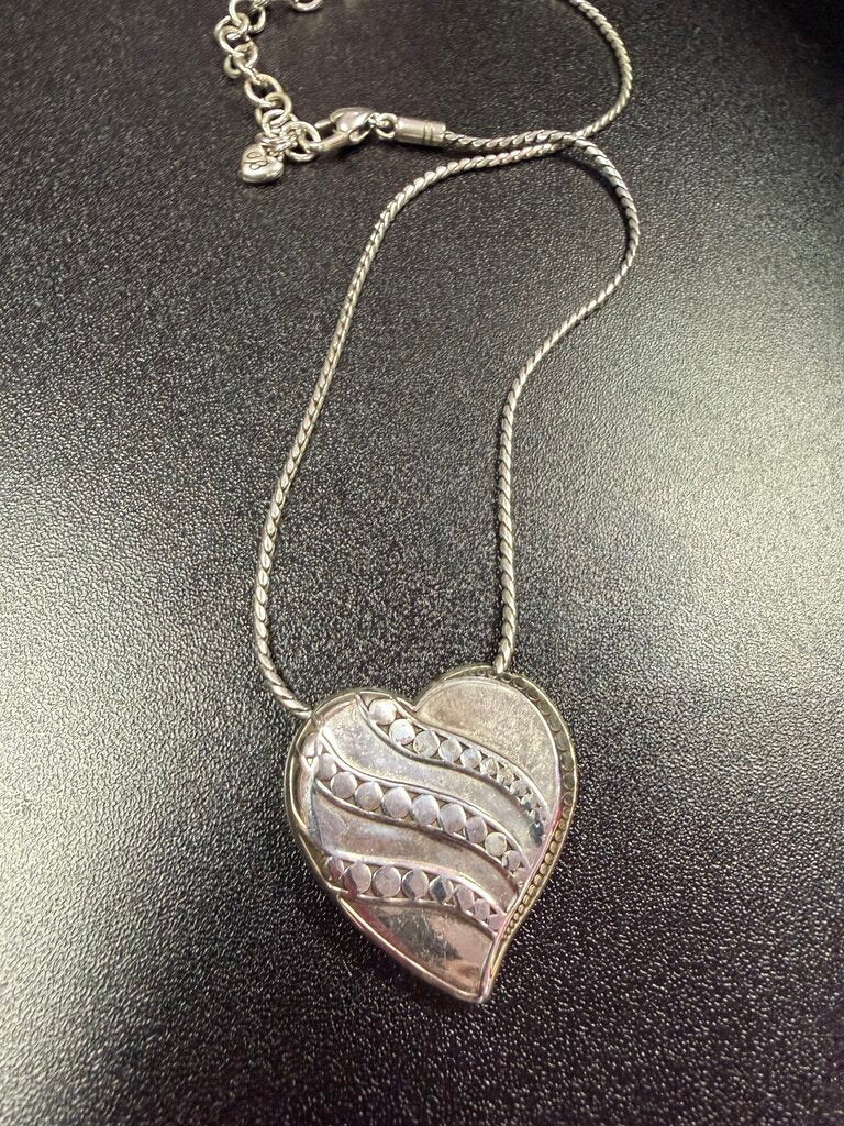 Brighton Heart Swirl Pendant Reversible Necklace