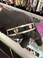 Tiffany & Co. 925 Seven Hearts Bangle Bracelet