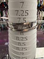Tiffany & Co. 925 Seven Hearts Bangle Bracelet