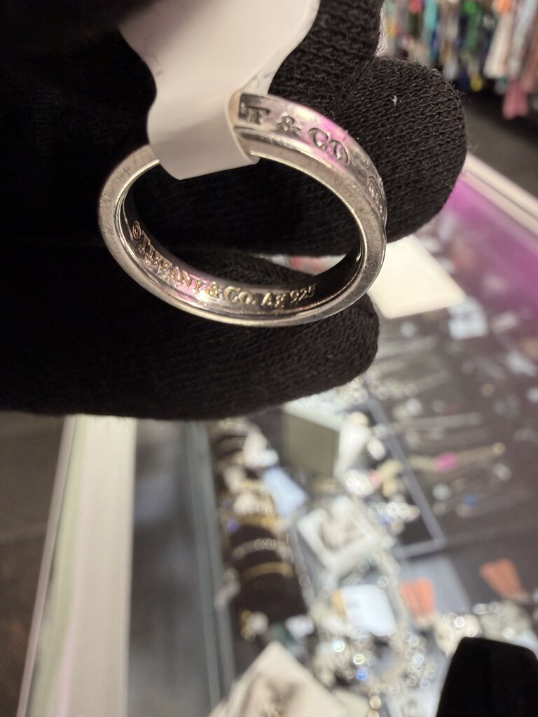 Tiffany & Co. 1837 Narrow 925 Ring 6.5'