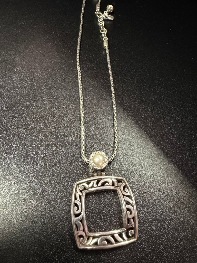 Brighton Deco Pearl Necklace 18' "Retired"