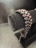Talbots Gunmetal Chunky Bead Bracelet