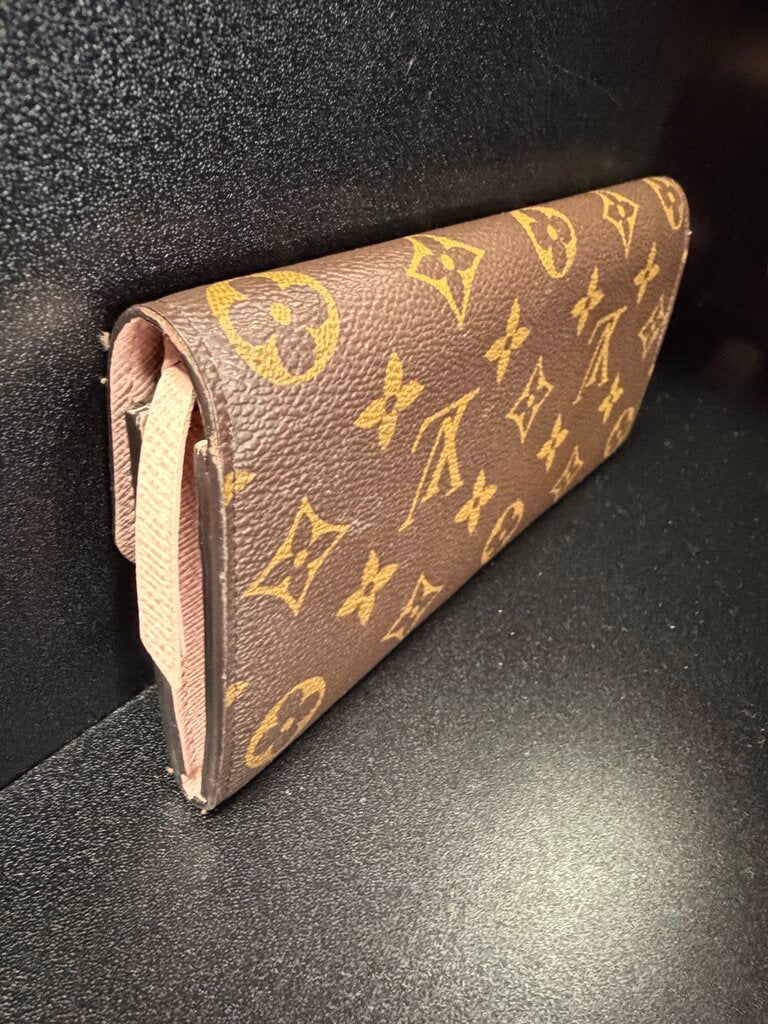 Louis Vuitton Emilie Portefeuille Monogram wallet Rose ballerina
