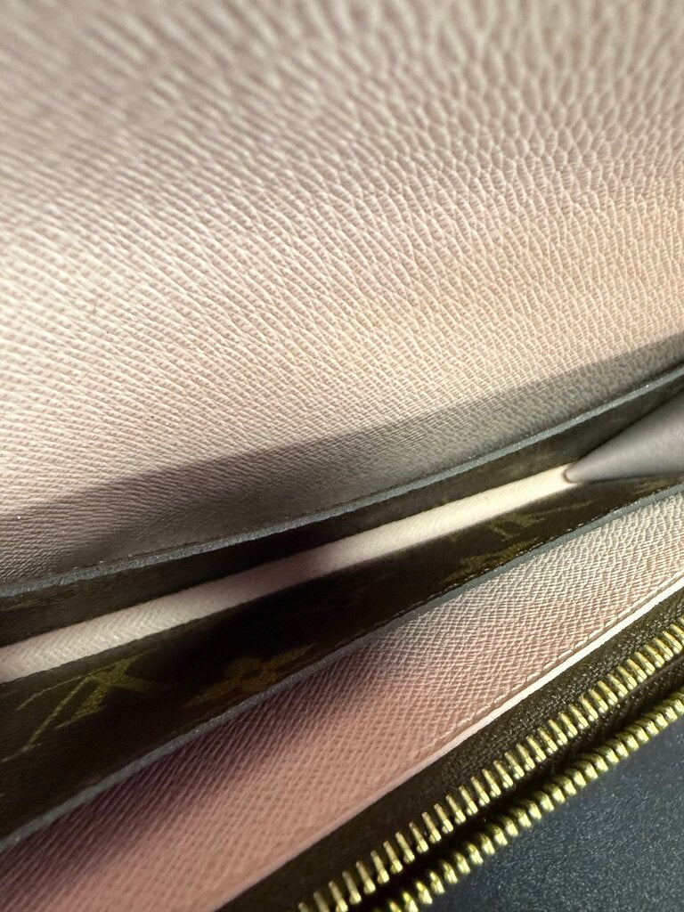 Louis Vuitton Emilie Portefeuille Monogram wallet Rose ballerina