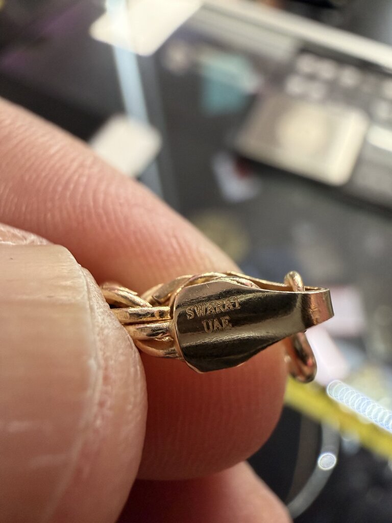 18K Rope Necklace 9.56 Grams 23.5'