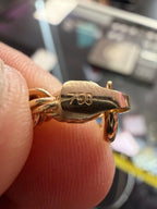 18K Rope Necklace 9.56 Grams 23.5'