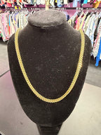 18K Franco/Wheat link Necklace 29' 31.57 Grams