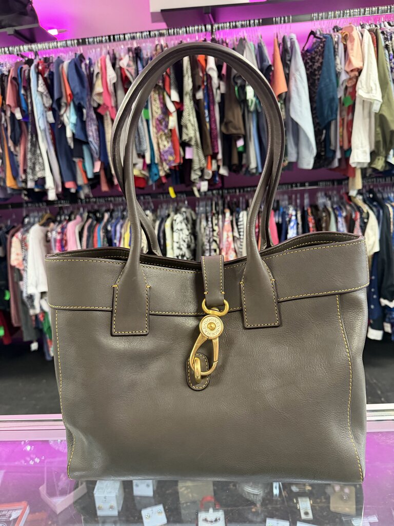 Dooney & Bourke Amelie Tote Florentine Vacchetta Leather Bag