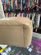 Gucci GG Marmont Backpack Matelasse Quilted Beige Leather with Goldtone Hardware
