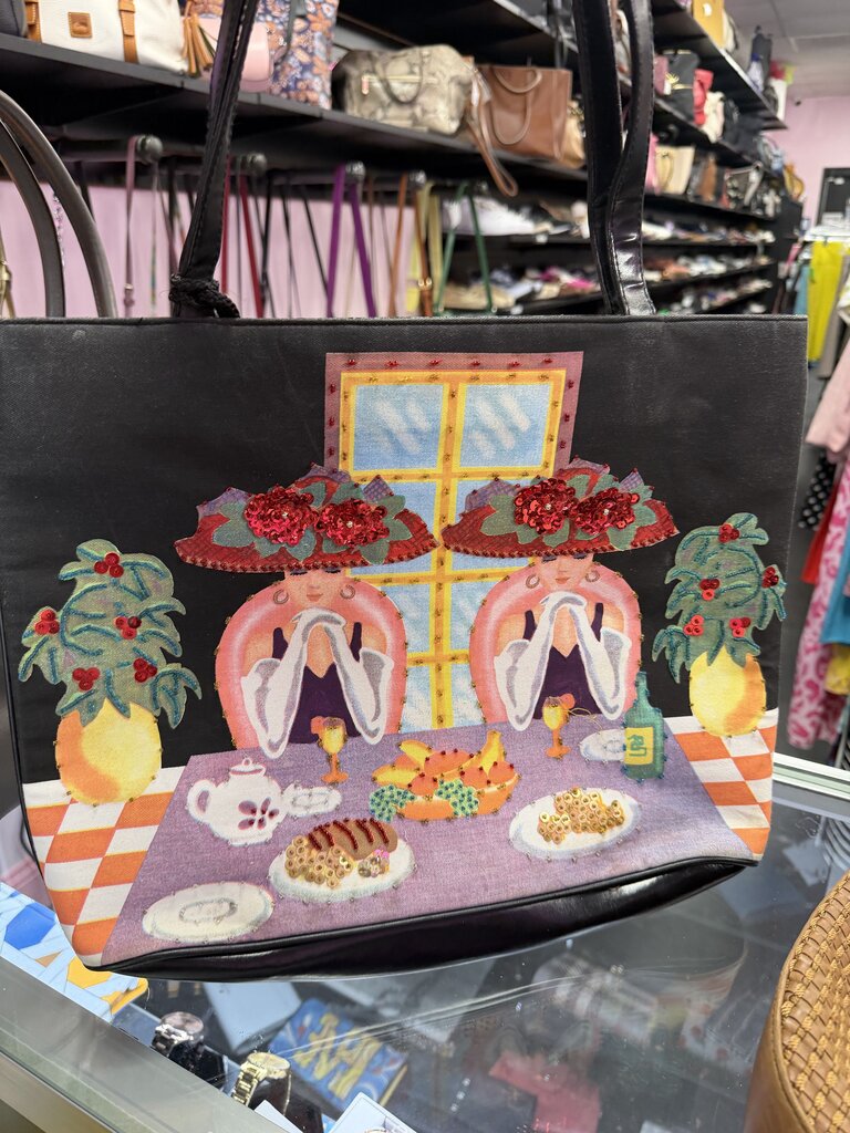 Unknown Women At Dinner Table Tote Bag