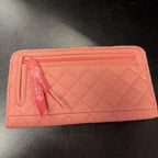 Vera Bradley Quilted Cotton RFID Finley Wallet