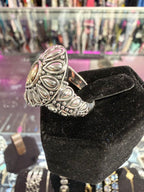 JAI John Hardy 925/14K Thailand "Retired" Petal Statement Ring Sz 7 10.55 Grams