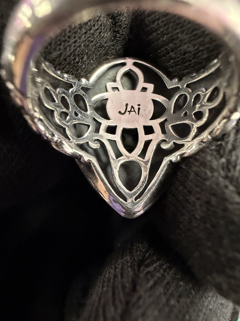 JAI John Hardy 925/14K Thailand "Retired" Petal Statement Ring Sz 7 10.55 Grams