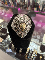 JAI John Hardy 925/14K Thailand "Retired" Petal Statement Ring Sz 7 10.55 Grams