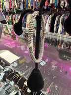 LAGOS Caviar 925 Diamond Pave Rope Bracelet 7"