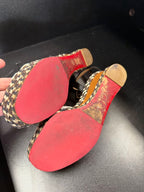 8/8.5 Christian Louboutin Lagoa 70mm Wedge