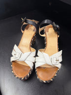 8/8.5 Christian Louboutin Lagoa 70mm Wedge