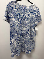 LG S/S Lilly Pulitzer Etta Top In Coconut Unforgettable