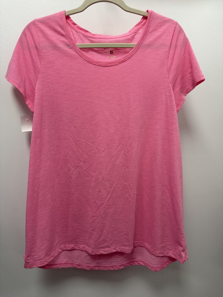 LG S/S Lilly Pulitzer Etta Scoop Neck Tee Solid