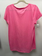 LG S/S Lilly Pulitzer Etta Scoop Neck Tee Solid