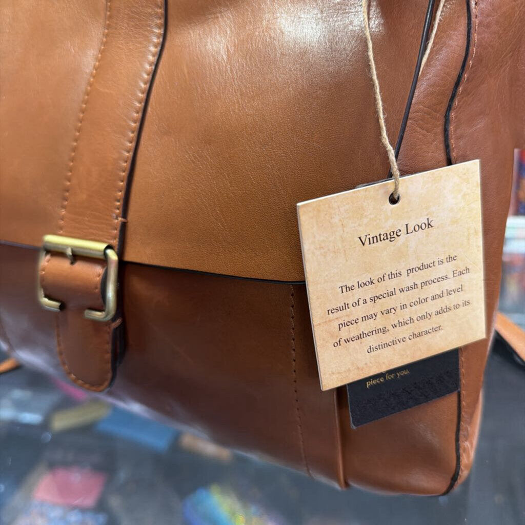 Genuine Leather Vintage Look NWT