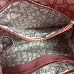 JPK Jean Pierre Klifa Nylon Coral Pink Bucket Shoulder Bag