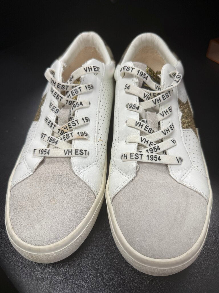8.5 Vintage Havana Grande White Washed Gold Sparkly Star Detail