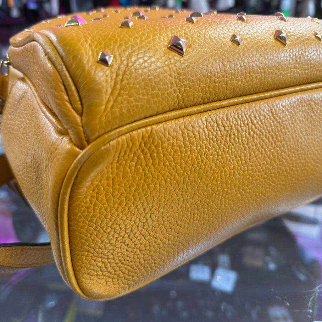 Michael Kors Abbey Studded Pebbled Backpack