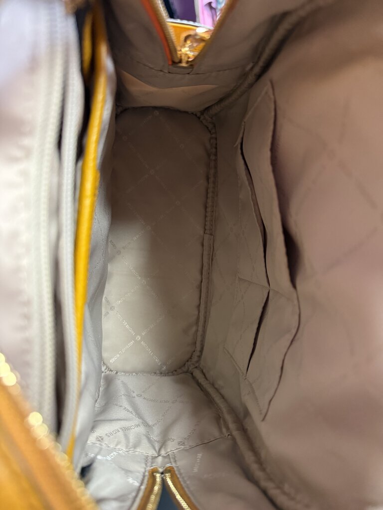 Michael Kors Abbey Studded Pebbled Backpack