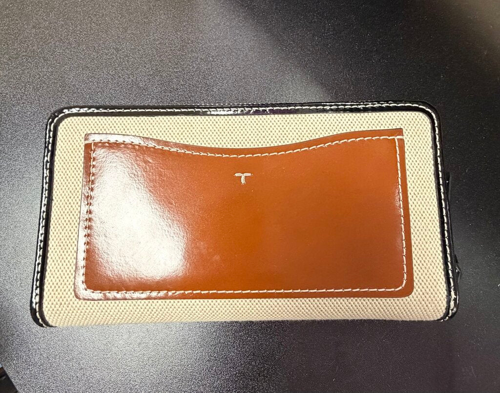 Tory Burch Thea Canvas Zip Continental Wallet