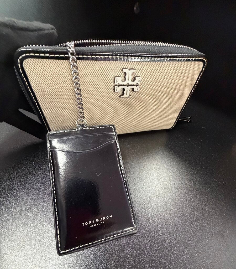 Tory Burch Thea Canvas Zip Continental Wallet