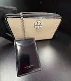 Tory Burch Thea Canvas Zip Continental Wallet