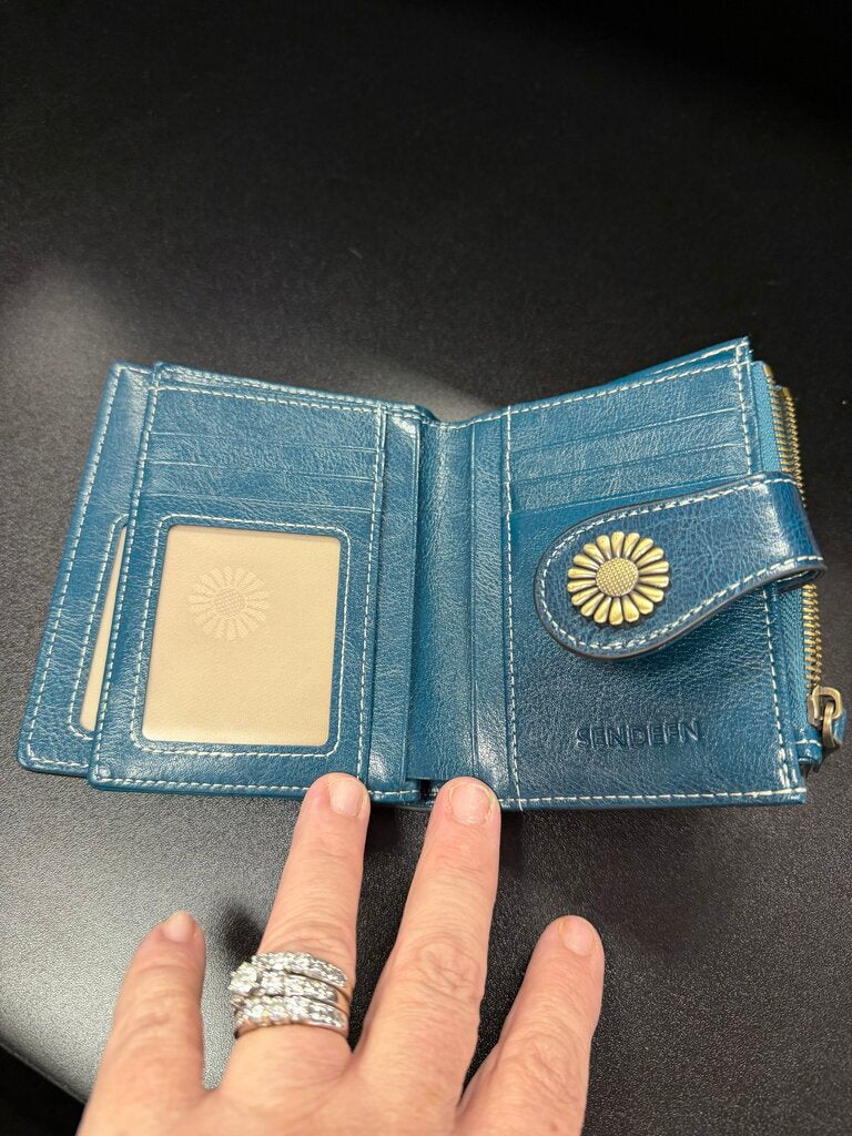 Sendfen RFID Leather Bifold Wallet